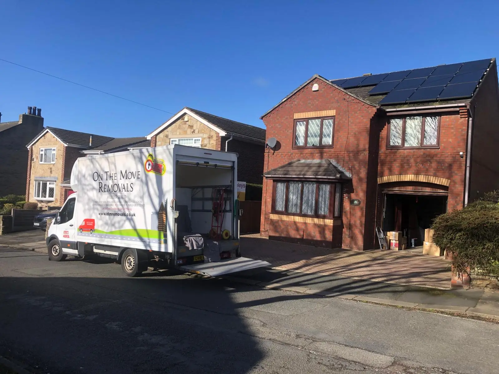Secure self storage facility in Huddersfield by On The Move Removals